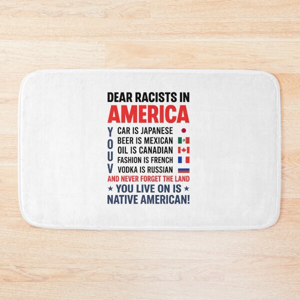 Item preview, Dear Racists In America Native American Pride Anti Racism Statement designed and sold by ajifujpost.