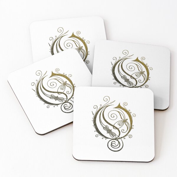 Item preview, Progressive Metal Ornate Gold Floral Letter O Symbol designed and sold by aymanberraadi5.