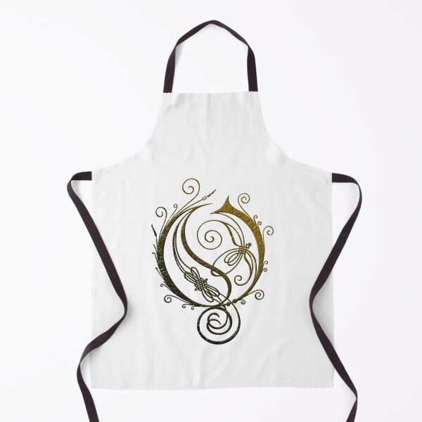 Item preview, Progressive Metal Ornate Gold Floral Letter O Symbol designed and sold by aymanberraadi5.