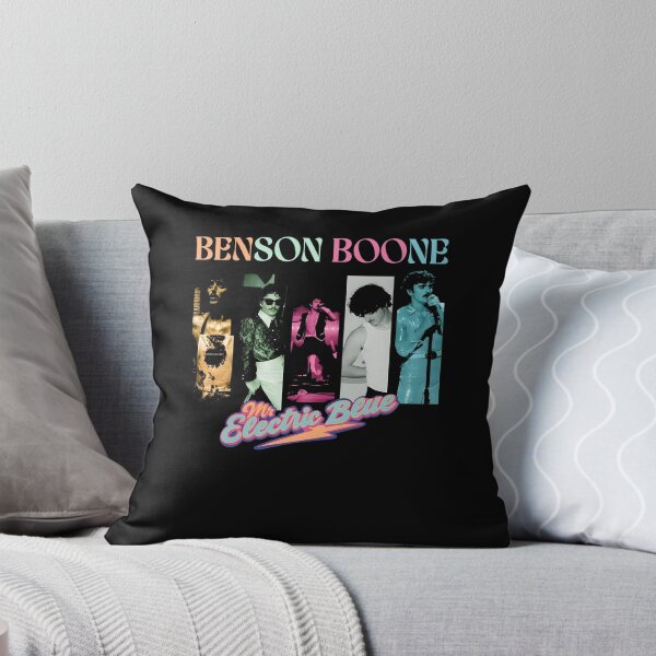 Item preview, Benson-Boone Mr Electric Blue Vintage Concert Collage designed and sold by ajifujpost.