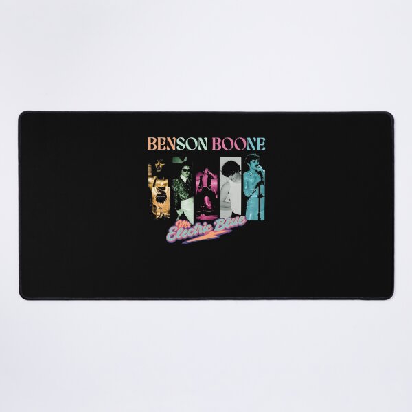 Item preview, Benson-Boone Mr Electric Blue Vintage Concert Collage designed and sold by ajifujpost.
