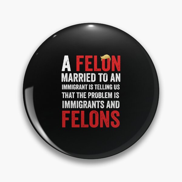 Item preview, A Felon Married To An Immigrant Political Satire Protest designed and sold by ajifujpost.