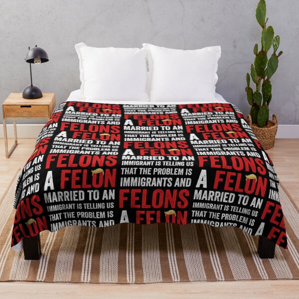 Item preview, A Felon Married To An Immigrant Political Satire Protest designed and sold by ajifujpost.