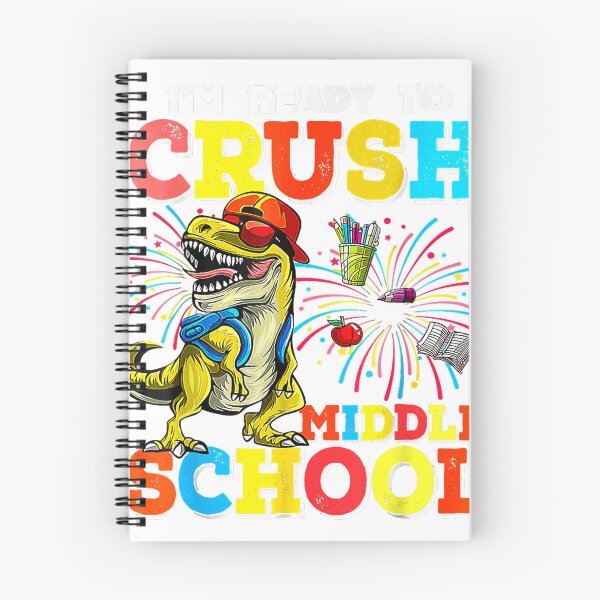 Item preview, I'm Ready To Crush Middle School Dinosaur Back To School  designed and sold by GloomWood.