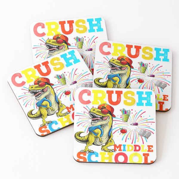 Item preview, I'm Ready To Crush Middle School Dinosaur Back To School  designed and sold by GloomWood.