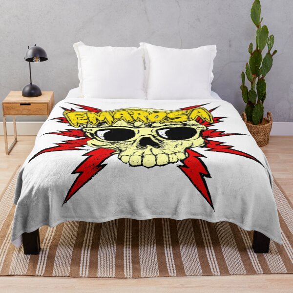 Item preview, Yellow Typography Skull Head Alternative Rock designed and sold by ShadeFall.