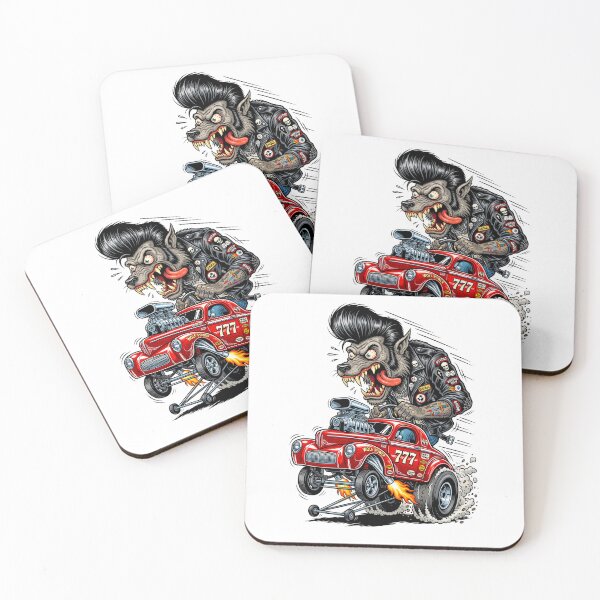 Item preview, Hell Wolf Gasser – Full Throttle Werewolf Drag Racer designed and sold by HexCorp.