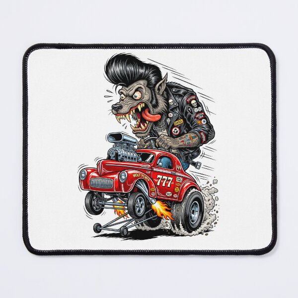 Item preview, Hell Wolf Gasser – Full Throttle Werewolf Drag Racer designed and sold by HexCorp.
