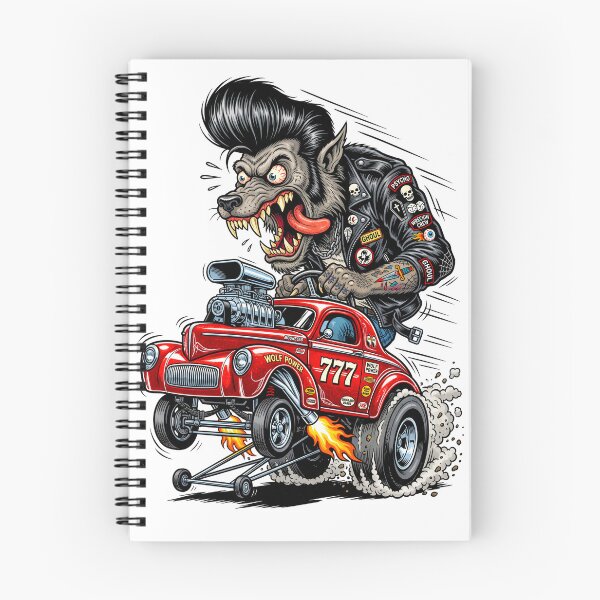 Item preview, Hell Wolf Gasser – Full Throttle Werewolf Drag Racer designed and sold by HexCorp.