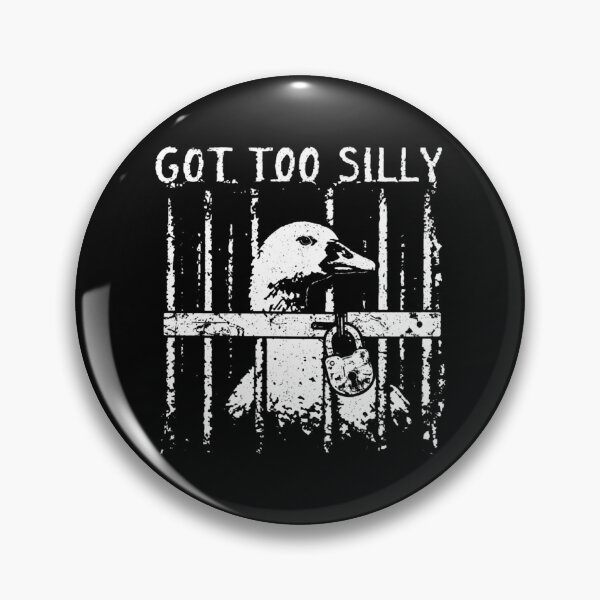 Item preview, Got Too Silly Goose Behind Bars Funny Meme Vintage designed and sold by PabloHaney.