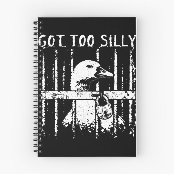 Item preview, Got Too Silly Goose Behind Bars Funny Meme Vintage designed and sold by PabloHaney.