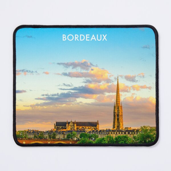Item preview, Bordeaux Modern Travel Poster designed and sold by travelwitheric.
