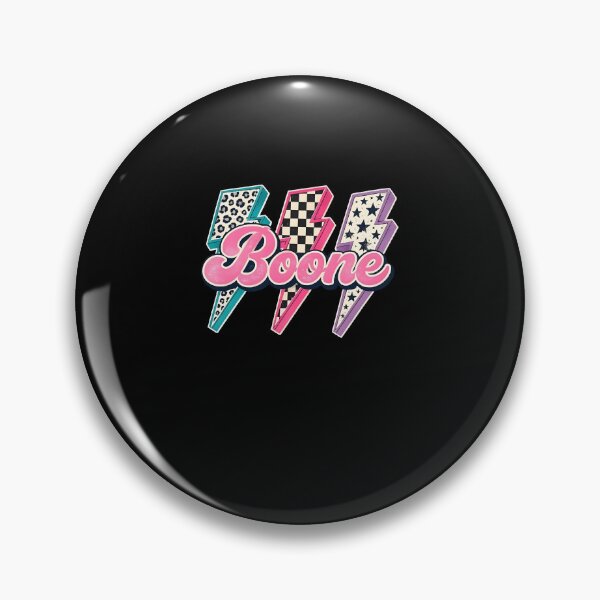 Item preview, Boone Retro Lightning Bolt Vintage Pop Music Fan designed and sold by ajifujpost.