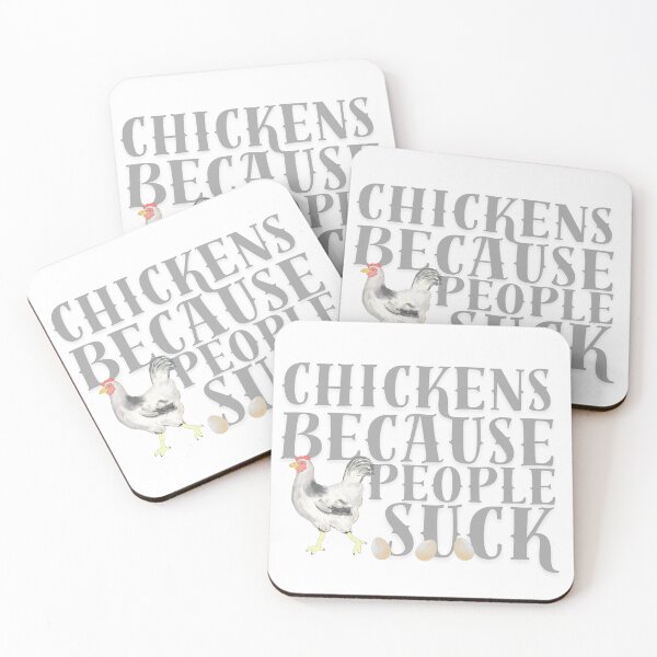 Item preview, Chickens cuz people suck designed and sold by TaraPen.