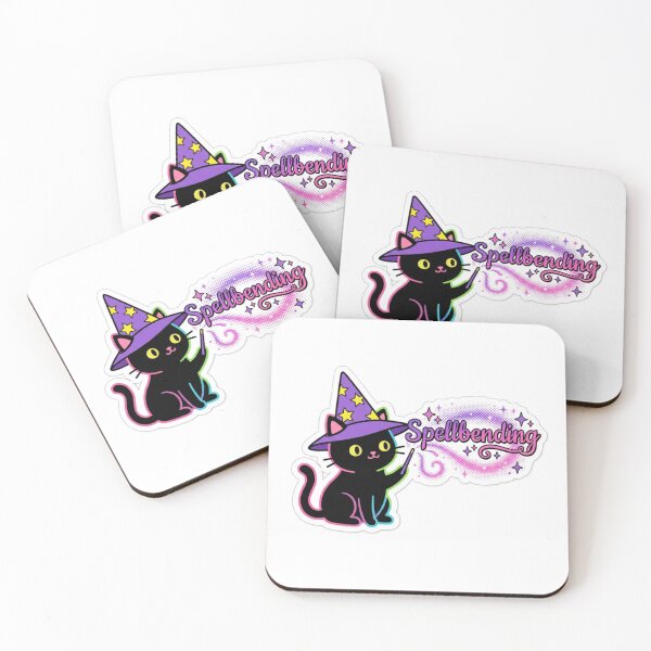 Item preview, Cute Spell bending Wizard Cat Magic Sticker designed and sold by DesignEpic22.