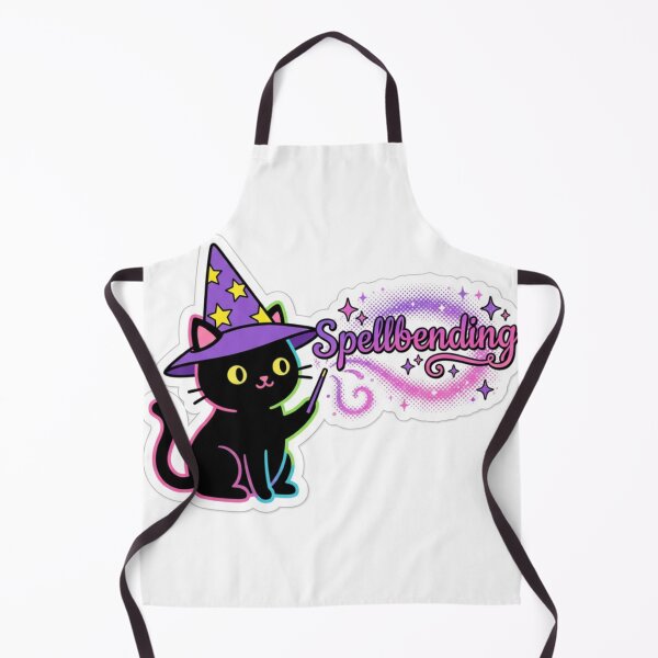 Item preview, Cute Spell bending Wizard Cat Magic Sticker designed and sold by DesignEpic22.