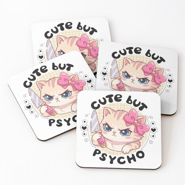 Item preview, Cute Psycho Cat designed and sold by HeyyItsNikki.