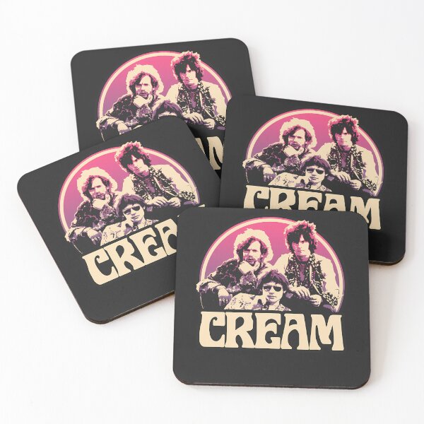 Aperçu de l'œuvre Cream, un trio de rock psychédélique créée et vendue par ArtOnCloth.