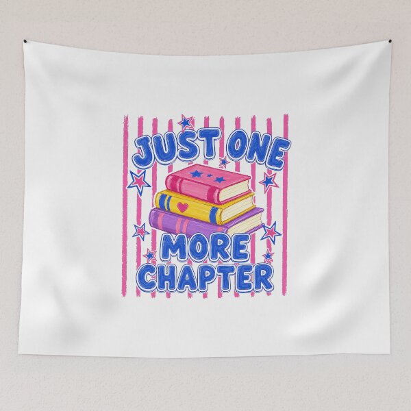 Item preview, Just One More Chapter, Book Lover, Bookish designed and sold by vintagearttee.