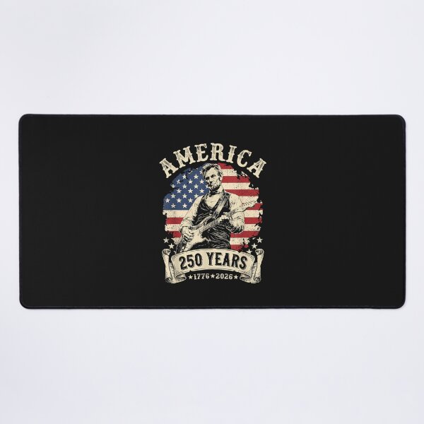 Item preview, Abe Lincoln Playing Guitar 4th July 250th Anniversary USA designed and sold by FrankIsabel.