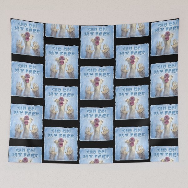 Item preview, Sid On My Face Funny Ice Age Parody designed and sold by ajifujpost.