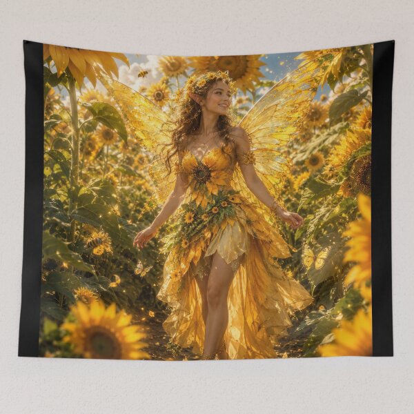 Item preview, Sunflower Fairy designed and sold by jgvisualarts.