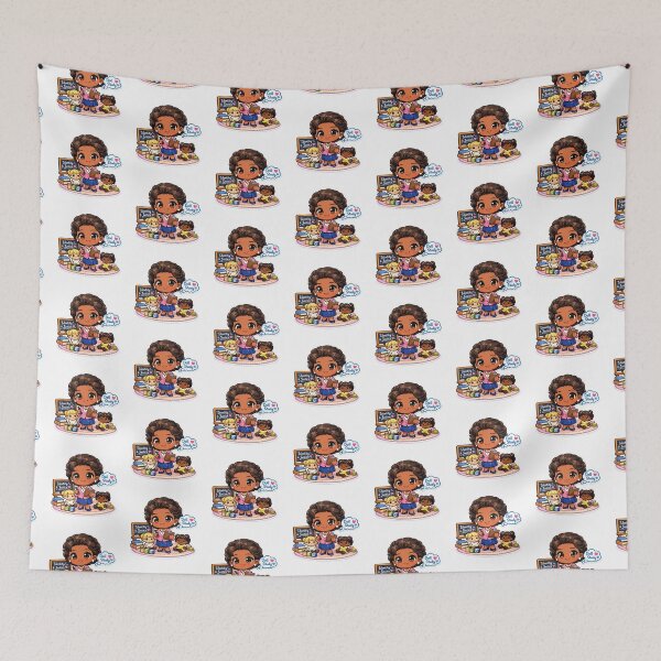 Item preview, Mamie Phipps Clark – Pegatina de psicóloga de estudio de muñeca chibi | Freudian SlipCo. designed and sold by Freudian Slip Co..