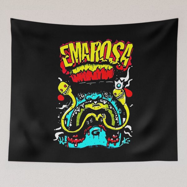 Item preview, New Wave Yellow Typography Red Drop Shadow designed and sold by ShadeFall.