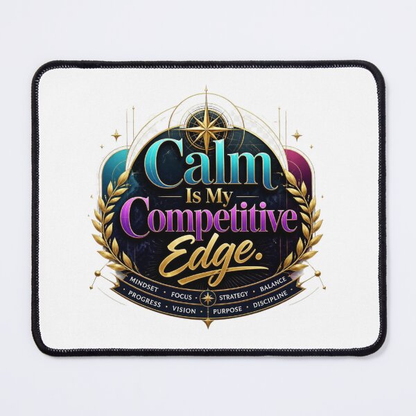 Item preview, Calm Is My Competitive Edge Typography. Motivational Mindset Quote Design designed and sold by Aarvya Fashion Club ( A.F.C ).