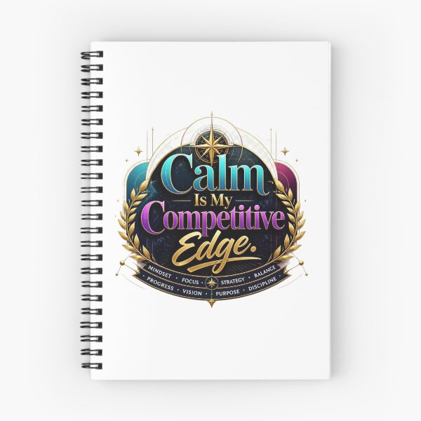 Item preview, Calm Is My Competitive Edge Typography. Motivational Mindset Quote Design designed and sold by Aarvya Fashion Club ( A.F.C ).