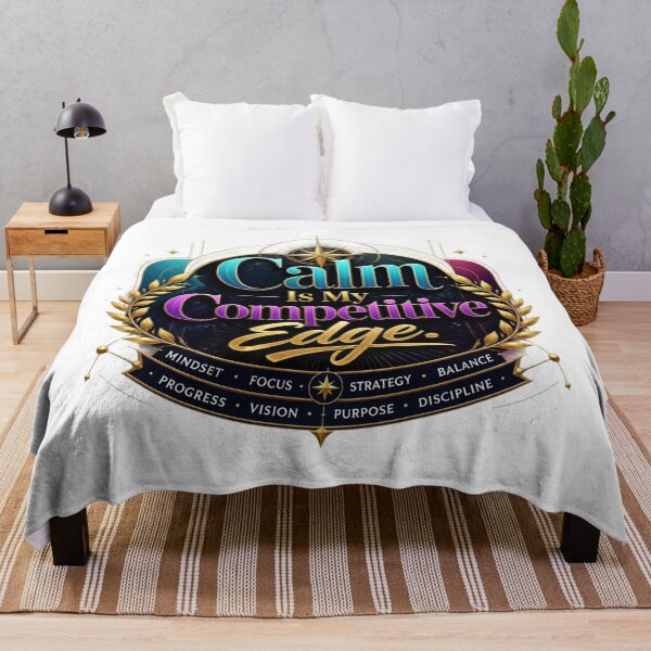 Item preview, Calm Is My Competitive Edge Typography. Motivational Mindset Quote Design designed and sold by Aarvya Fashion Club ( A.F.C ).