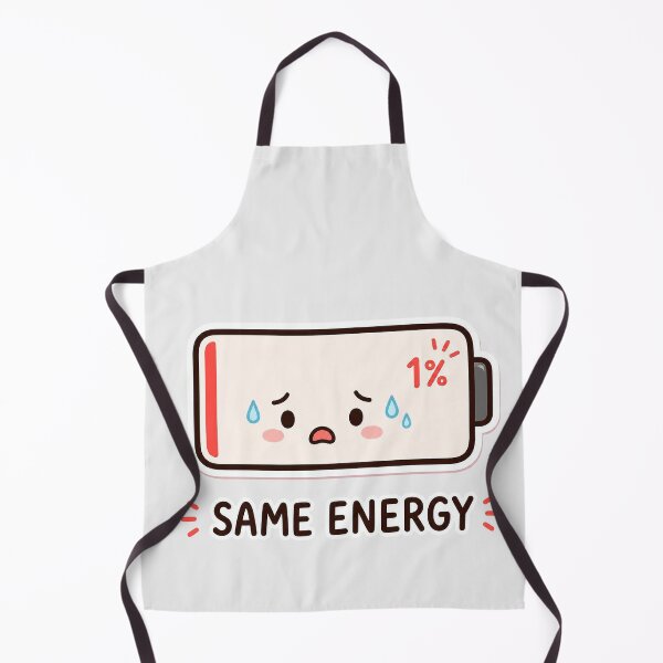 Item preview, Same Energy Low Battery Anxiety - Funny Relatable Shirt designed and sold by Geek Tracy Shop.