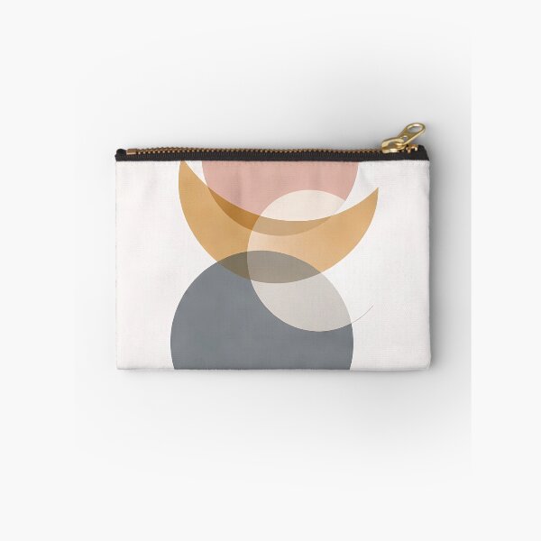 Item preview, Minimalist Mid-Century Abstract Geometric Moon Art Print designed and sold by SoftSpaceDesign.