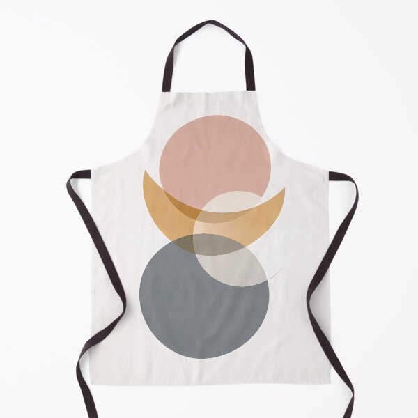 Item preview, Minimalist Mid-Century Abstract Geometric Moon Art Print designed and sold by SoftSpaceDesign.