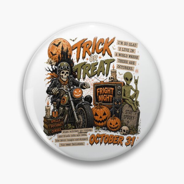 Item preview, Trick Or Treat, Fright Night, 31 October designed and sold by vintagearttee.
