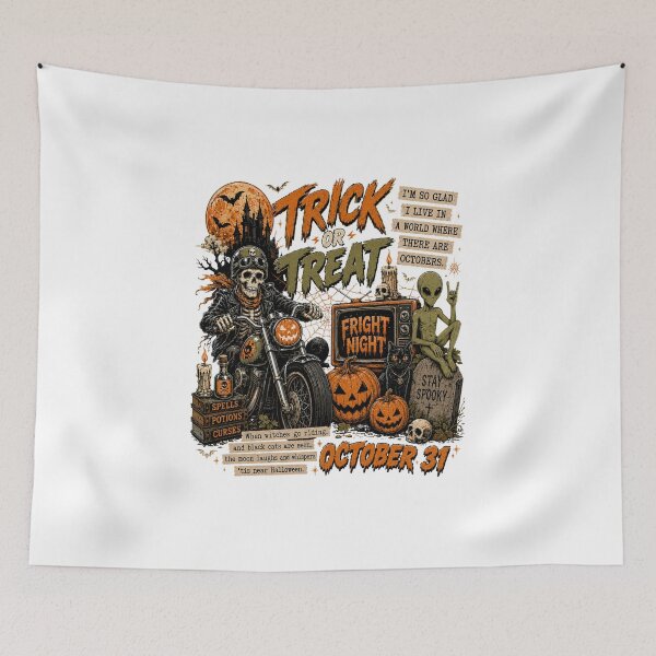 Item preview, Trick Or Treat, Fright Night, 31 October designed and sold by vintagearttee.