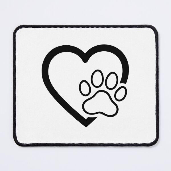 Item preview, I Love Dogs Paw Print Heart Cute designed and sold by GiaoCalonas.