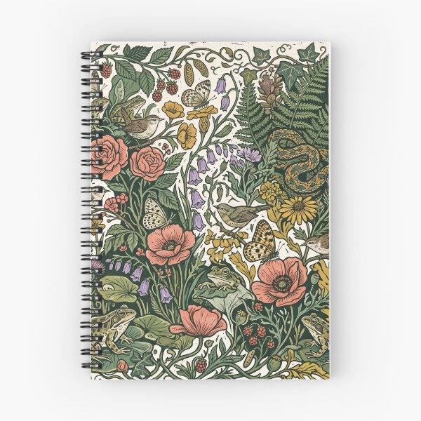 Item preview,  Hidden Wildlife Botanical Pattern designed and sold by ASTRAL ART LAB.