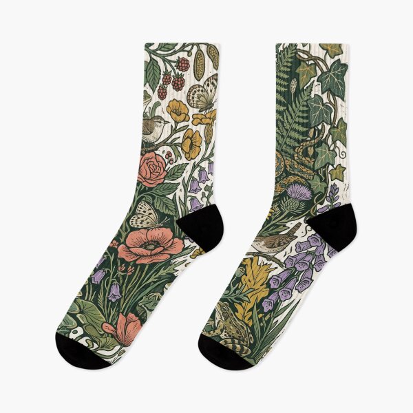 Item preview,  Hidden Wildlife Botanical Pattern designed and sold by ASTRAL ART LAB.