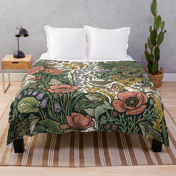 Item preview, Hidden Wildlife Botanical Pattern designed and sold by ASTRAL ART LAB.