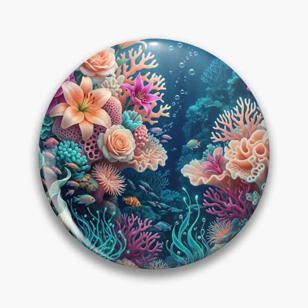 Item preview,  Coral Reef Garden Pattern designed and sold by ASTRAL ART LAB.