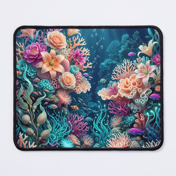 Item preview, Coral Reef Garden Pattern designed and sold by ASTRAL ART LAB.