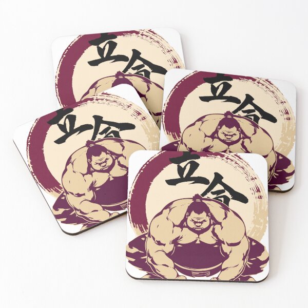 Item preview, Sumo Spirit Japanese Warrior Art designed and sold by Bizu Digitalart.
