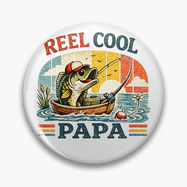 Item preview, Funny Fisherman Vintage Reel Cool Papa designed and sold by QuiteOrbit.