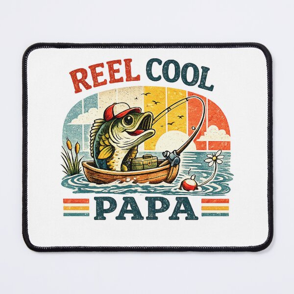 Item preview, Funny Fisherman Vintage Reel Cool Papa designed and sold by QuiteOrbit.