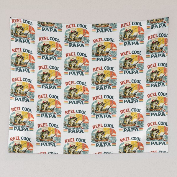 Item preview, Funny Fisherman Vintage Reel Cool Papa designed and sold by QuiteOrbit.