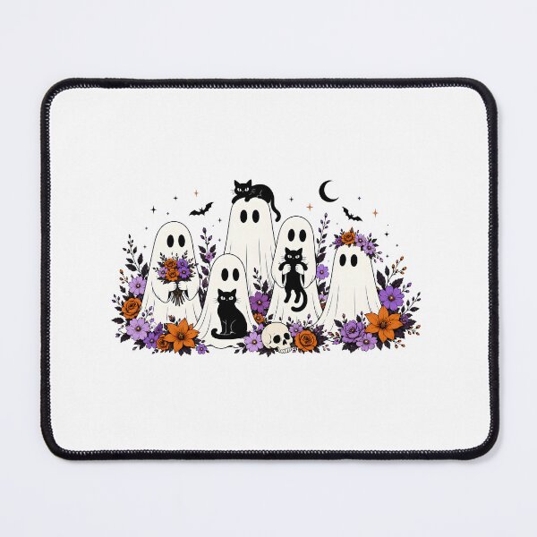 Item preview, Floral Ghost Trick Or Treat, Fright Night, 31 October designed and sold by vintagearttee.