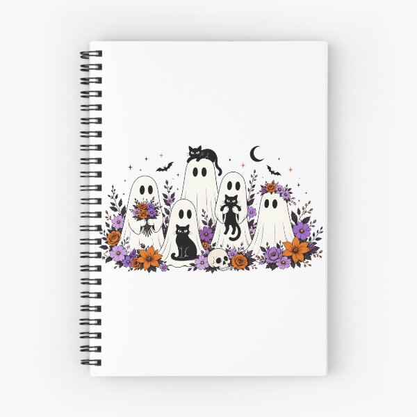 Item preview, Floral Ghost Trick Or Treat, Fright Night, 31 October designed and sold by vintagearttee.