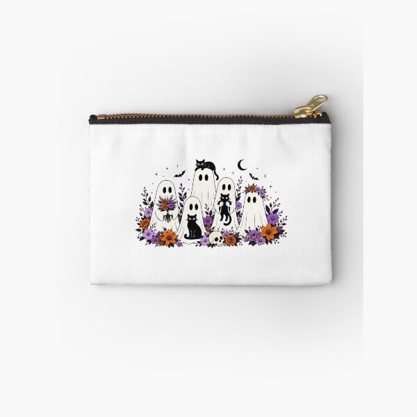 Item preview, Floral Ghost Trick Or Treat, Fright Night, 31 October designed and sold by vintagearttee.