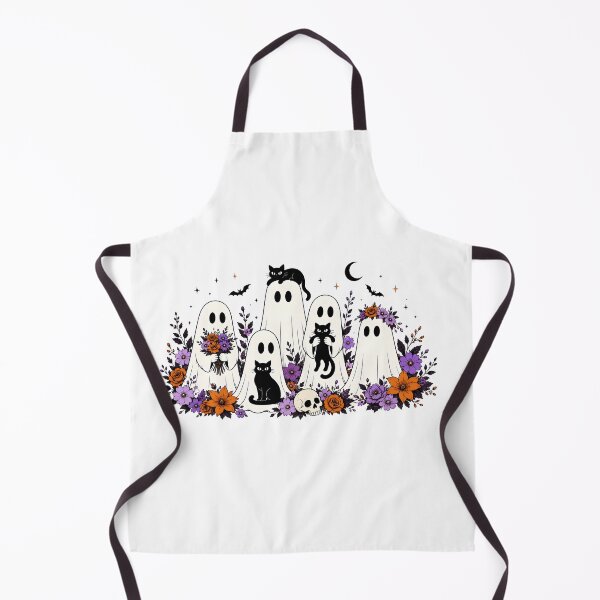 Item preview, Floral Ghost Trick Or Treat, Fright Night, 31 October designed and sold by vintagearttee.